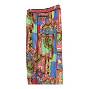 CQ by CQ Vibrant Patterned Maxi Skirt size Medium
